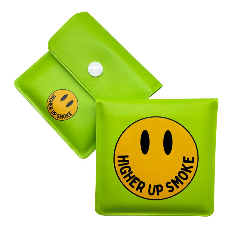 High Quality Pocket Ashtray Bag Plastic Portable Ash Bag Fireproof Custom Logo Ash Pouch