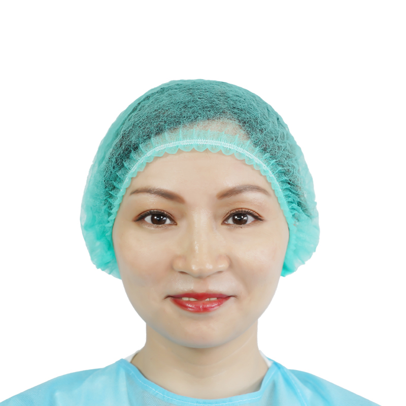 100 PCS Disposable Non-Woven Bouffant Caps Head Cover Nets