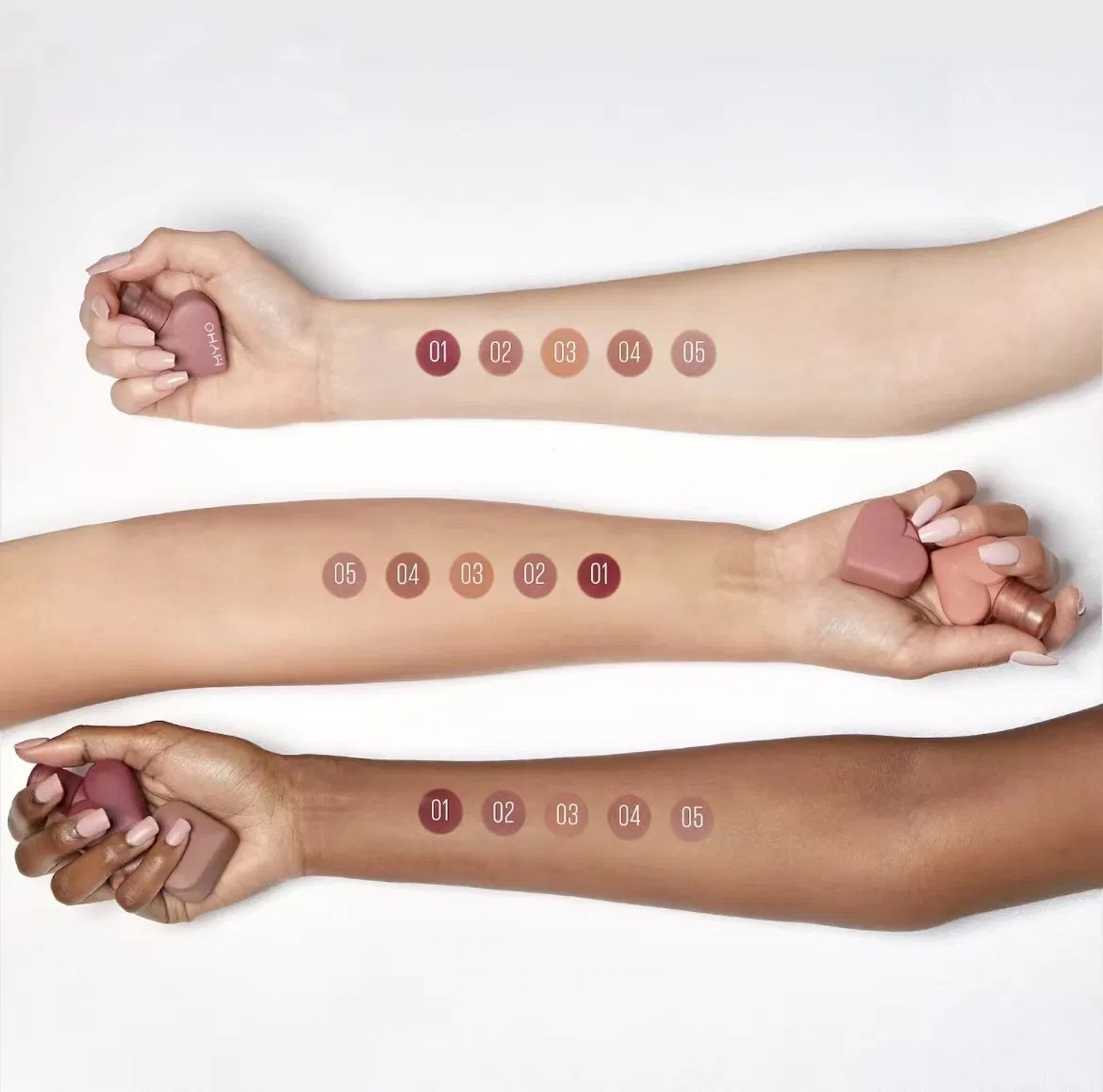 Love Heart Lipgloss Mist Velvet Matte Lip Glaze Lip Mud Liquid Lipstick Makeup