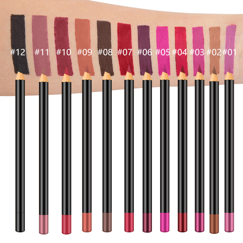 Waterproof Pigments Wholesale Vendor Private Label Vegan Custom Creamy Lipliner