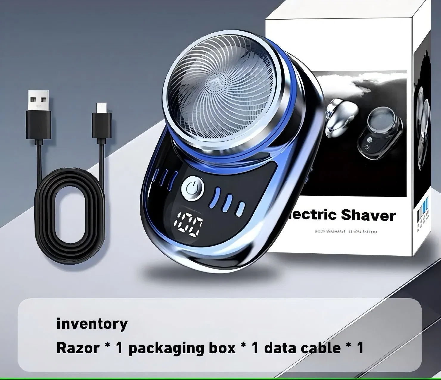 Mini Electric Travel Shaver Pocket Size Washable Rechargeable Portable Painless Cordless Trimmer Face Beard Razor