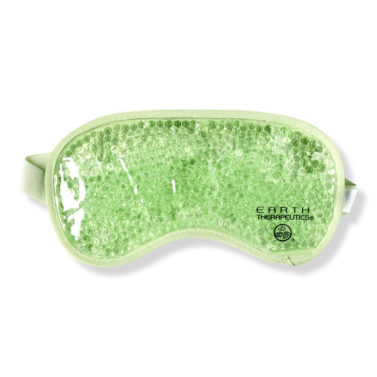 Adjustable Hot Cold Pack Cooling Heating Eye Mask Hypoallergenic Fabric with Gel Insert One Size Fits All for Stress Puffiness