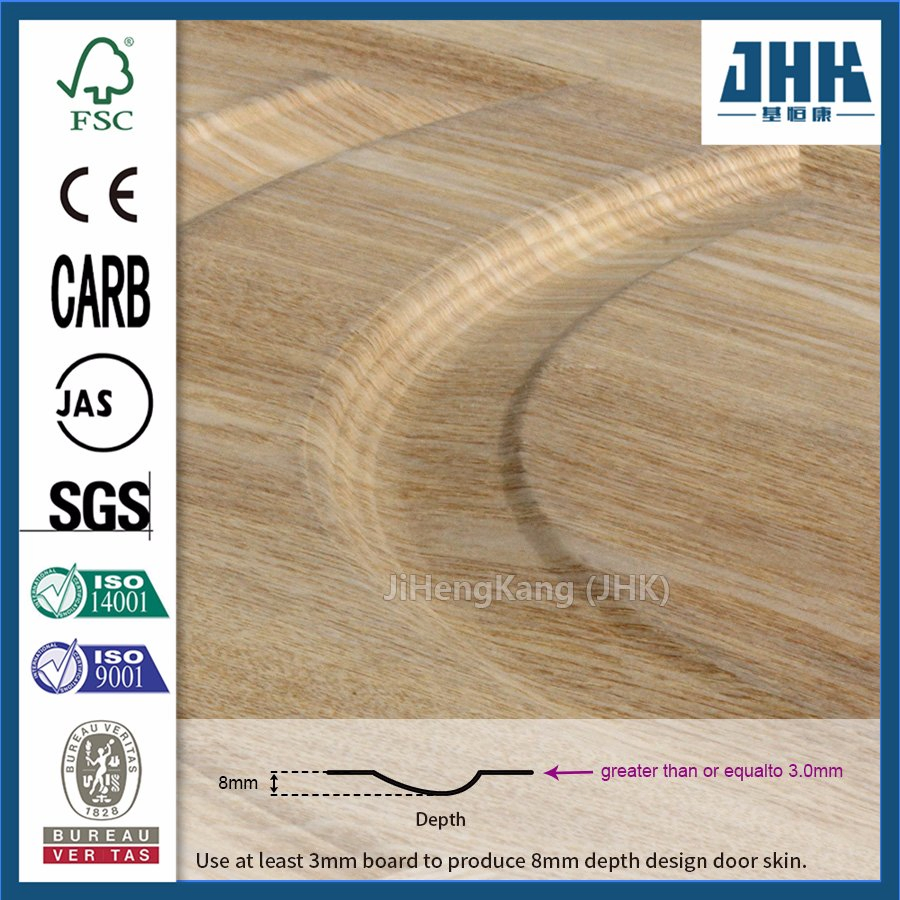 Jhk Glued Laminated Timber Price Design of Veneer Plywood Door