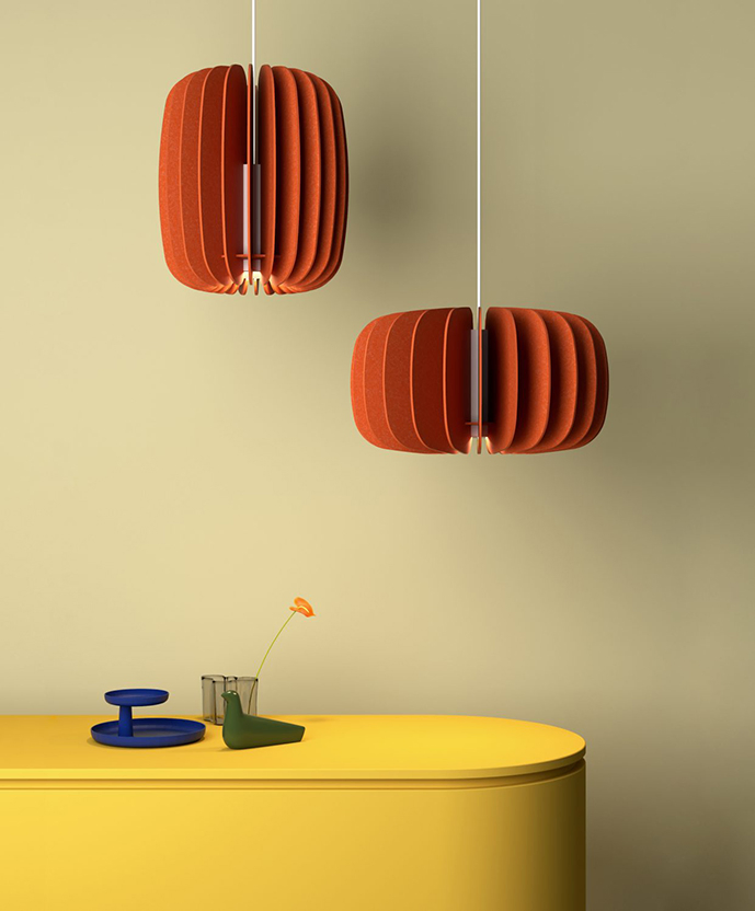 2022 Hot Sale Polyester Fiber Acoustic Lantern Lamp a Style