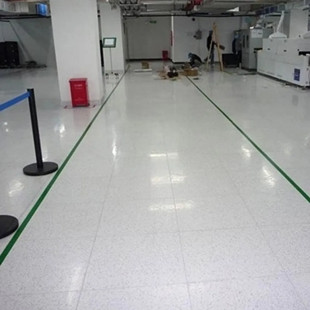 Lingding OEM ODM Custom Anti-Static PVC Veneer Finish Floor Tile