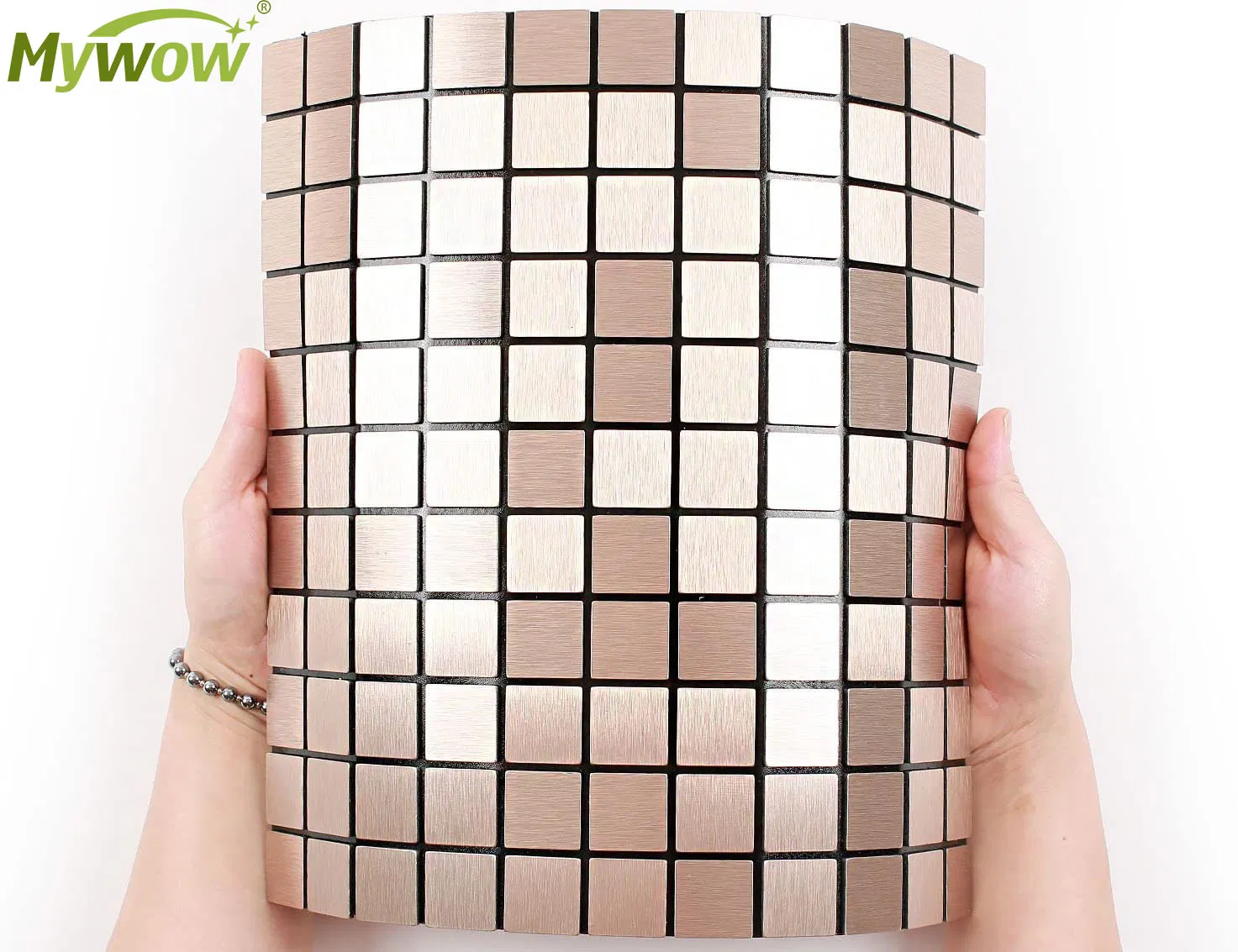 3D алюминиевая мозаика для стен на кухню