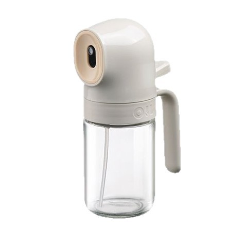 Professional Kitchen High-Pressure Misting Glass Spray Oil Bottle with Plastic Lid