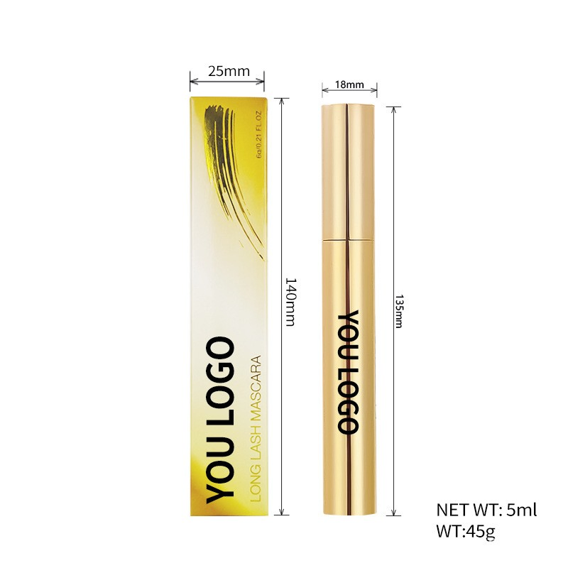 Hot Selling New Products Mascara Vegan Gold Mascara Long Lasting Waterproof Mascara