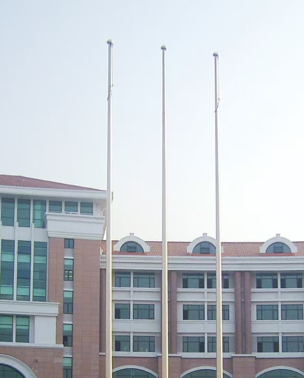 Anchor Bolt Base Aluminium Alloy Banner Pole