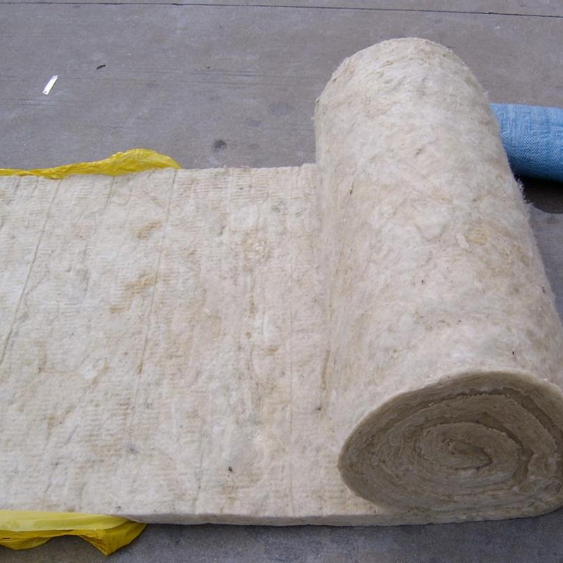 Rockwool Roll Mineral Wool Blanket Insulation Material for Fireproof Door, Partition Wall