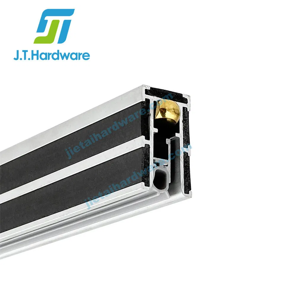 Jthardware Factory Shower Accessories Aluminum Concealed Automatic Door Bottom Down Drop Seal