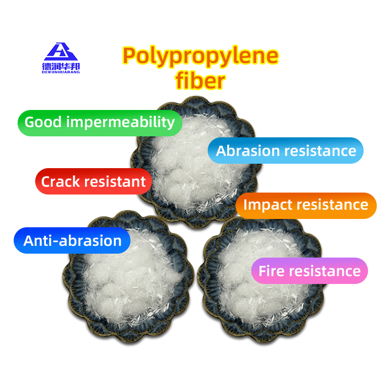 Anti-Cracking Polypropylene Fiber Concrete Additive - 100% Virgin Material Eco-Friendly