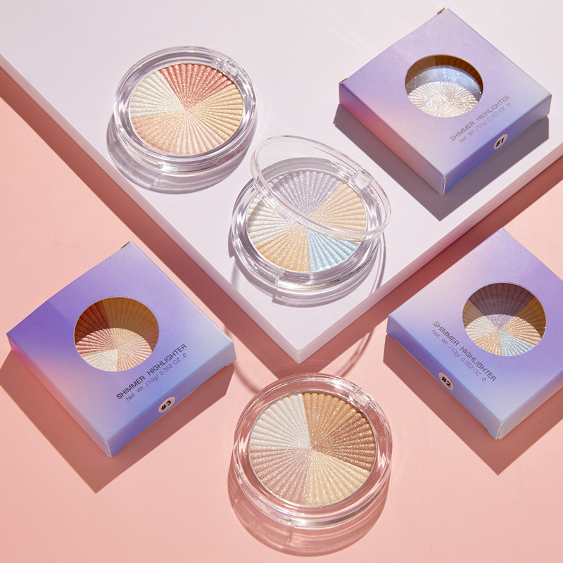 3D Highlight Disc Clear Color Combination 5-in-1 Bloom Powder