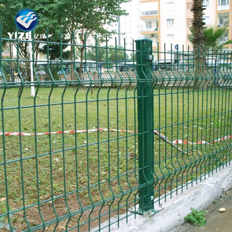 1/6hot-DIP Galvanized Wire Mesh Fence PVC Coated 3D Fence Panel Plastic Coated 3D Curved Fence Price