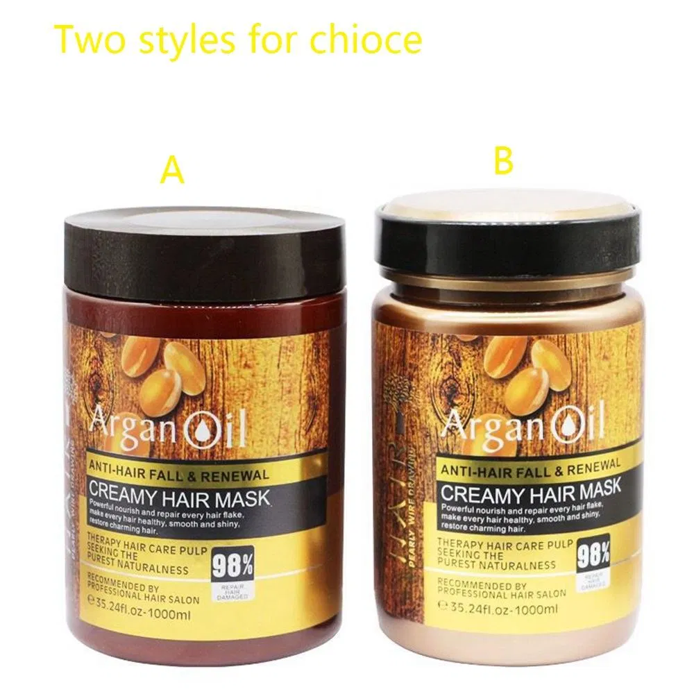 OEM ODM Manufacturer Natural Treatment Keratin Argan Oil 1000ml Hair Mask for Damaged Hair