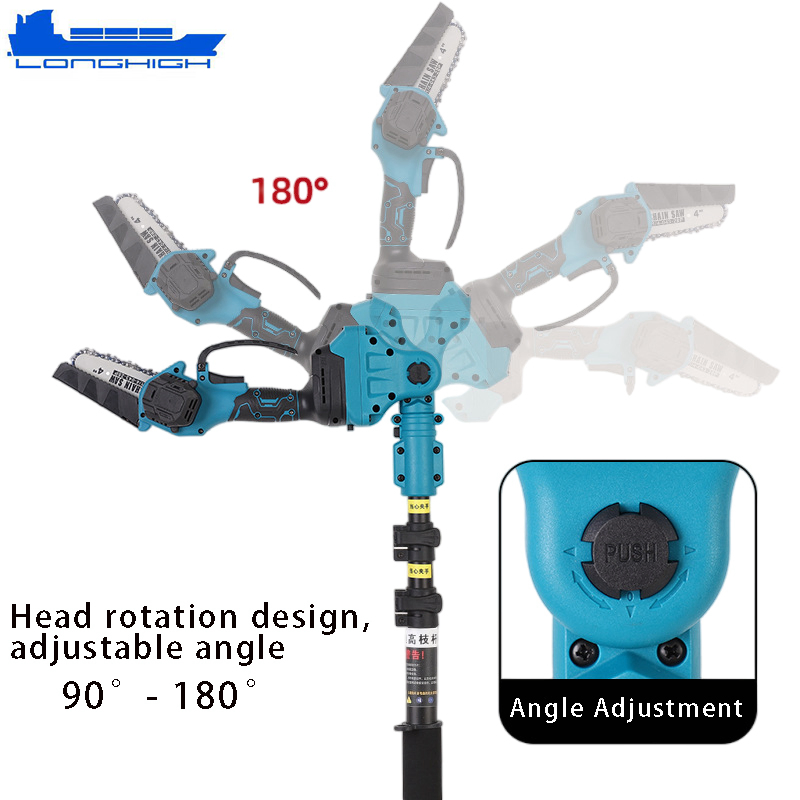 Expansion Electric Pole Chain Saw 21V Lithium Chainsaw