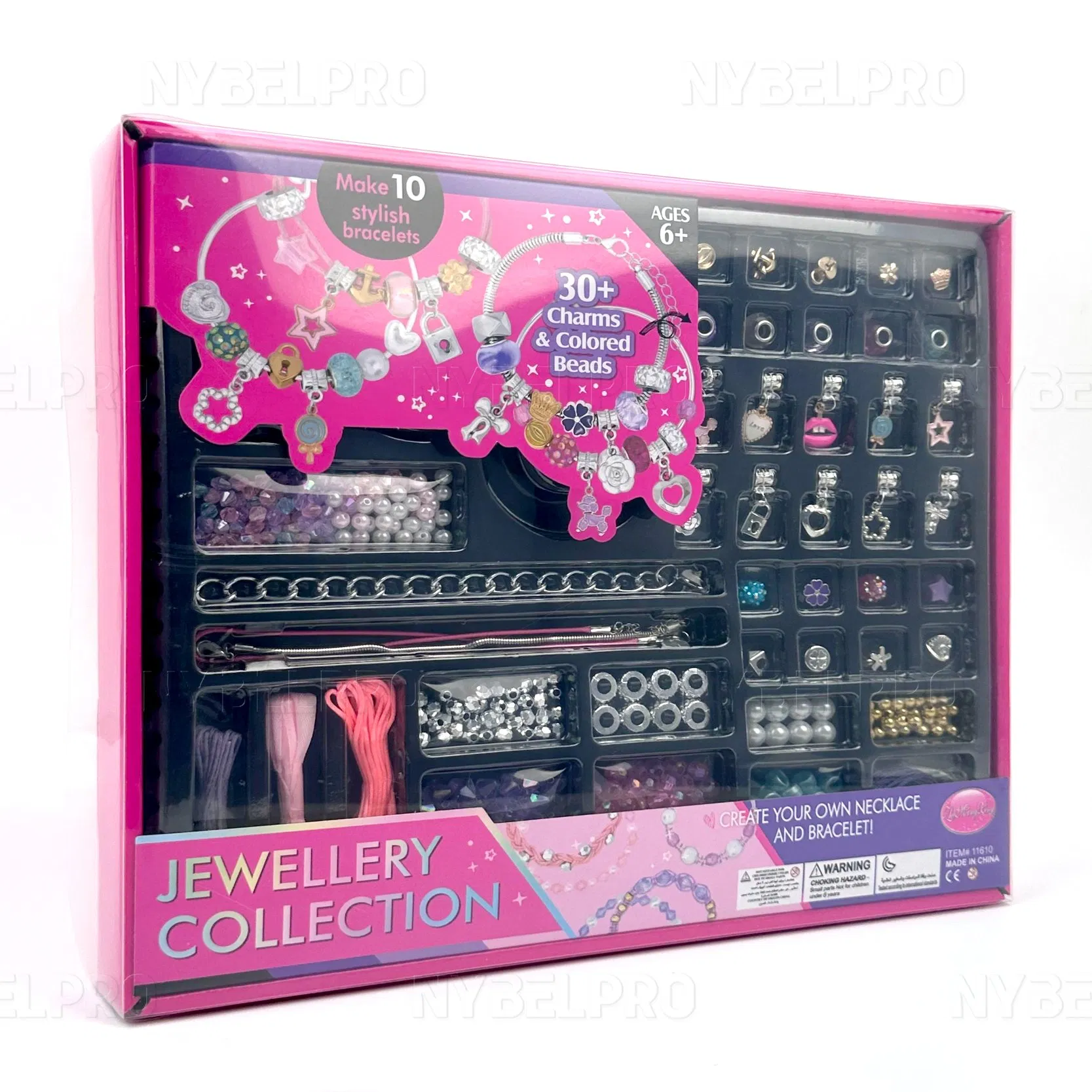 Nybelpro Wholesale Hot Children's Christmas Gifts Kids Toy Navidad Pulsera Small Beaded Bracelet for Kids