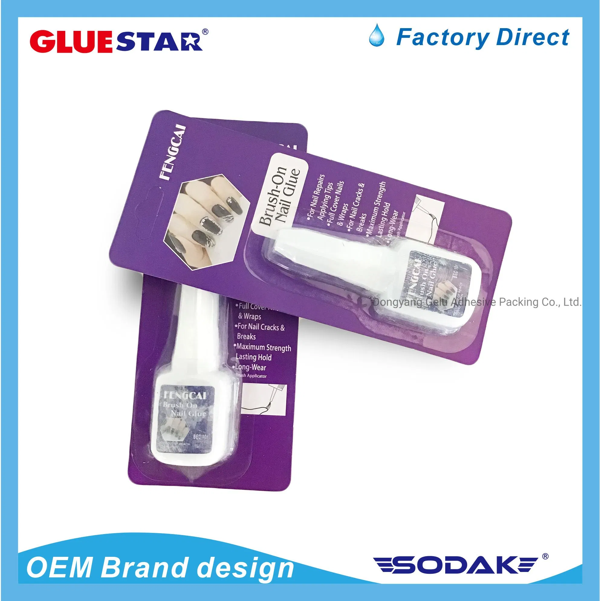 1.5g 2g/ 7g/10g Nails Glitter Tips Acrylic Brush Faux Ongle Nail Care Tools Fast Drying Nail Glue