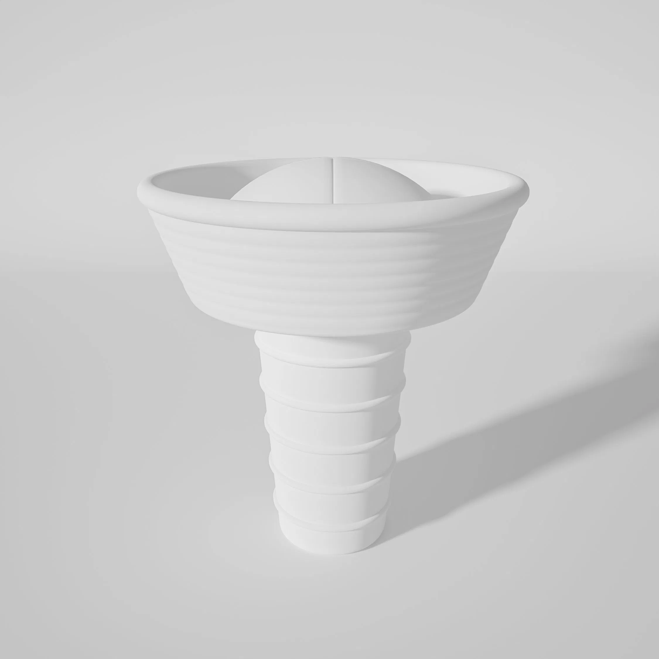 Silicone White Dixie Hat Wine Stopper Round Hat Wine Stopper