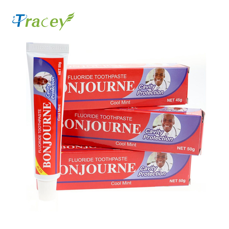 Bonjourney Fluorine Whitening Toothpaste with Cavity Protection Enhances Tooth Coolness Peppermint Flavor Refreshing Breath