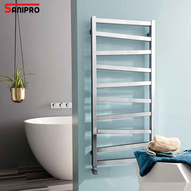 Электрический полотенцесушитель Sanipro с подогревом и антибактериальным покрытием