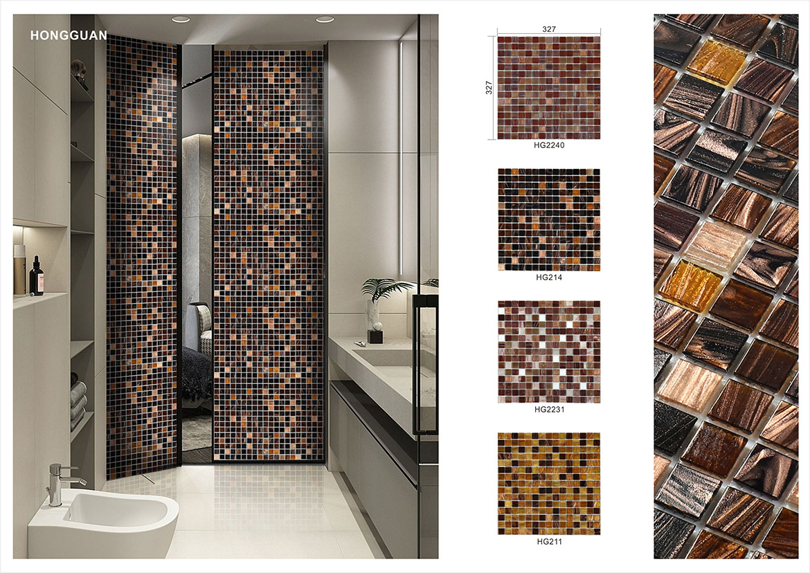 Стеклянная мозаика Vitreous Glass Mозаико для бассейна