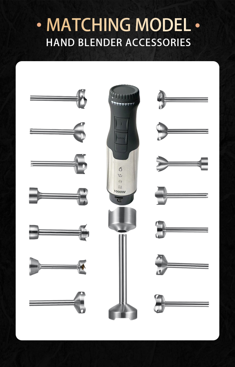 High Quality Hand Blender& Stick Blender& Food Processor& Food Mixer