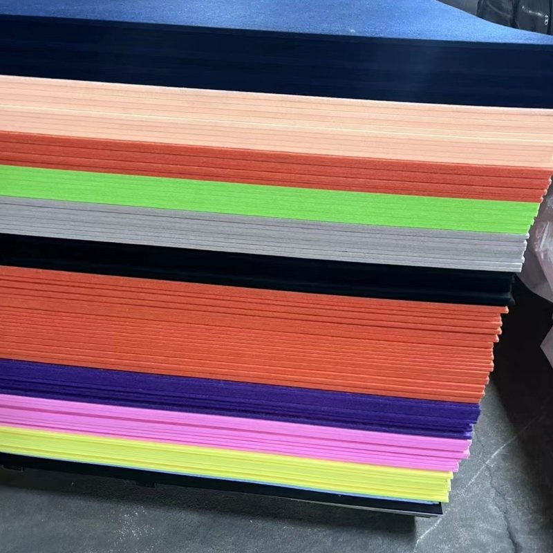 Eco-Friendly Polyester Fiber Acoustic Wall Panel Sound Absorbing Wall and Ceiling Panel