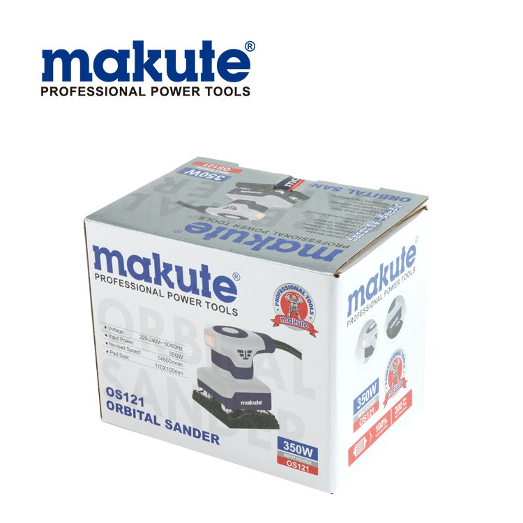 Power Action OS121 125mm Electric Rotary Orbital Wood Sander with Variable Speed