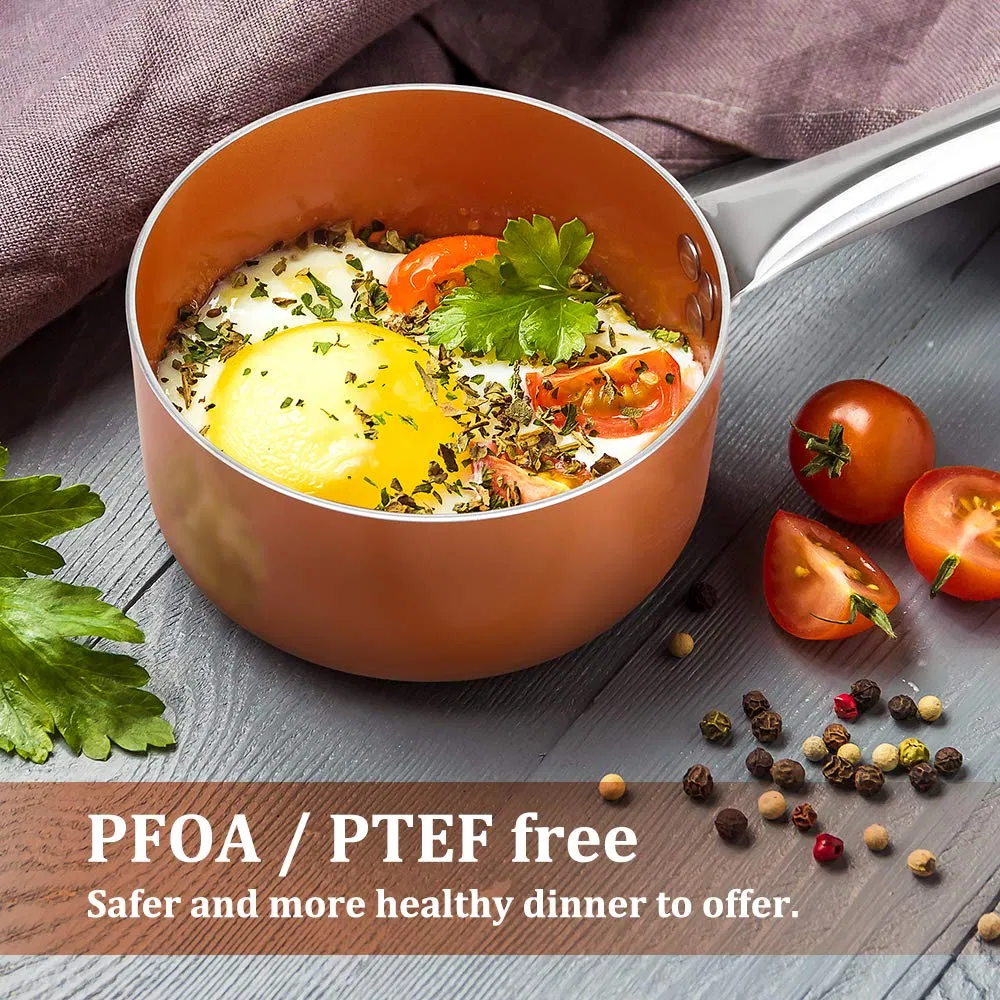 Heavy Duty Copper Cookware Nonstick Pots Copper Nonstick Copper Pot