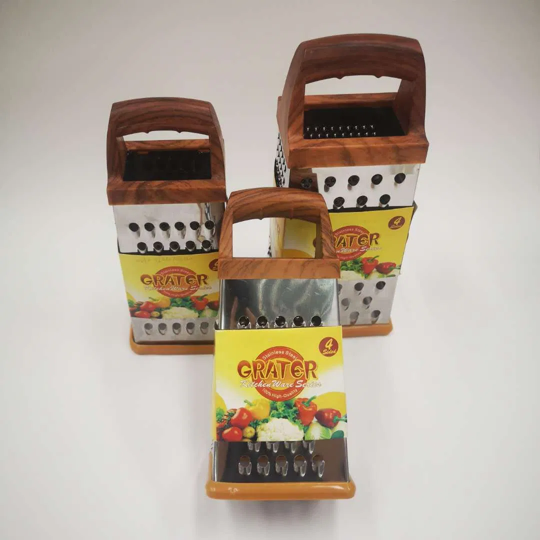 Деревянная 4-сторонняя тёрка для овощей и сыра