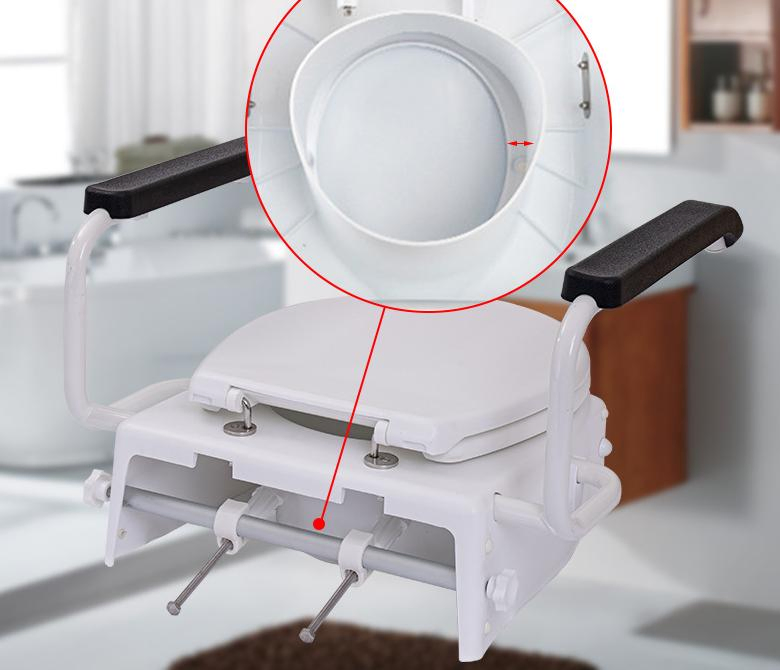 Полиэфирное сиденье для унитаза открытого типа для инвалидов