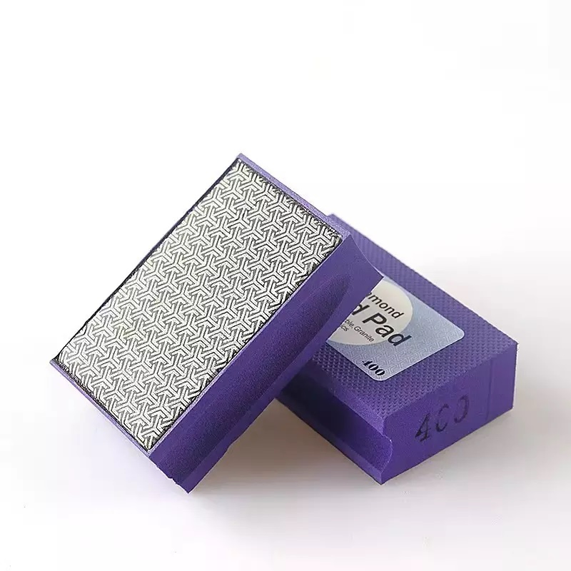 Heavy-Duty Diamond Hand Polishing Pad, Wet Polishing, Grain Sizes 50#-3000#