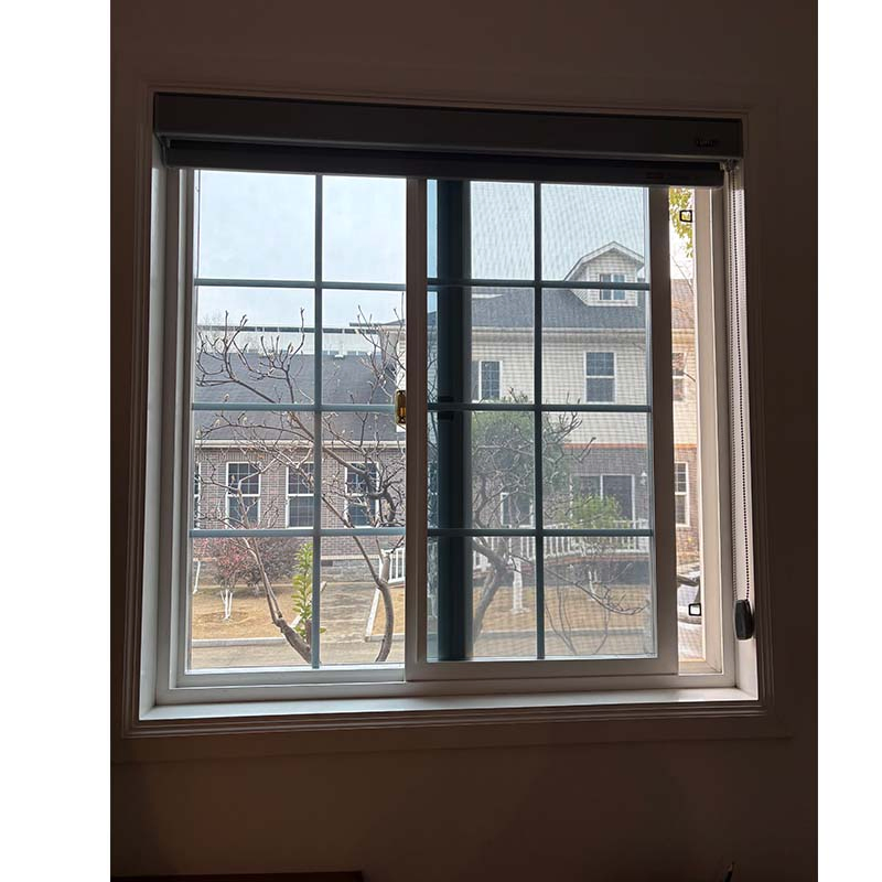 China Factory Nafs Certified American Style Grill Design Ventanas De Double Glazed Flanged UPVC Vinyl Sliding Windows with Nailing Fin for Kitchen Bathroom