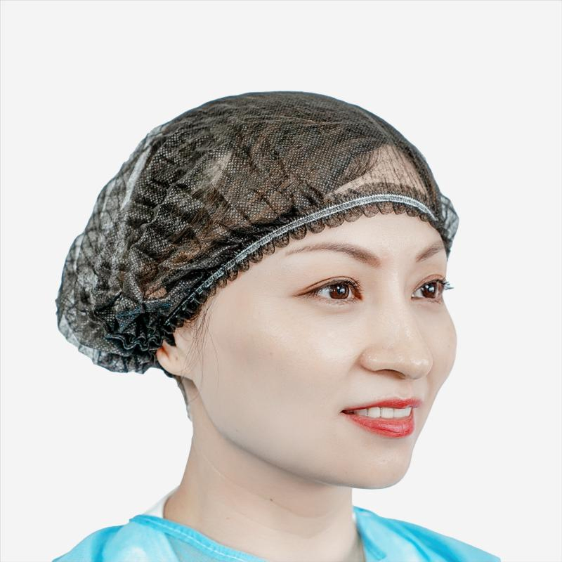 Non Medical Disposable Bouffant Clip Mob Cap with Protection From The Dust
