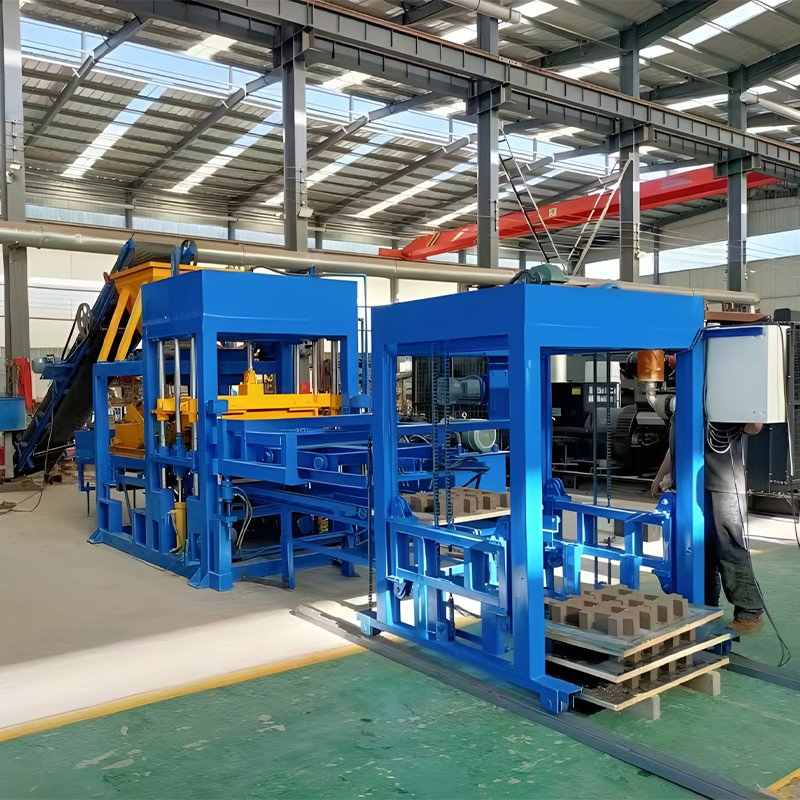 High-Efficiency Fully Automatic Hydraulic Brick Making Machine Line for Construction Sites