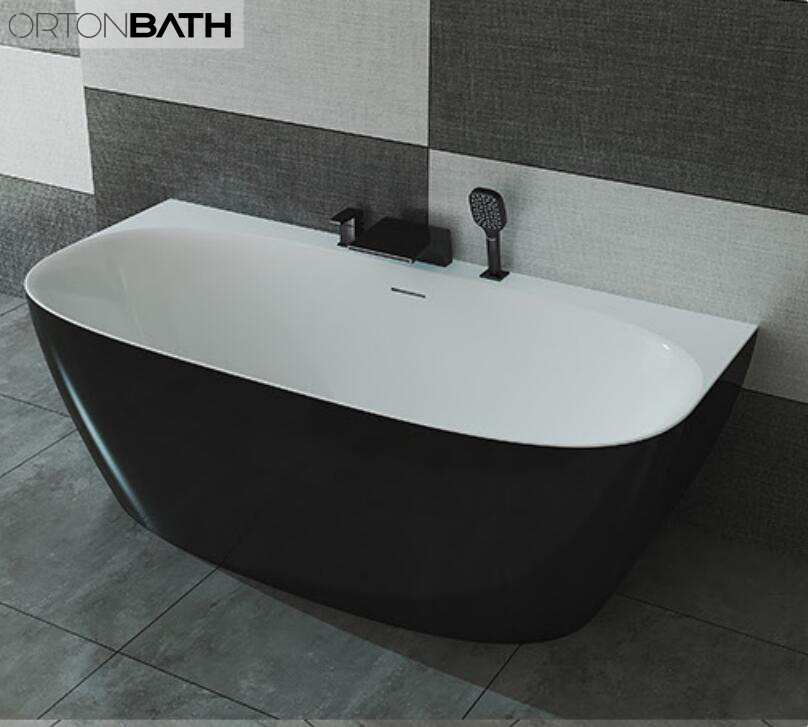Акриловая овальная ванна Ortonbath с гидромассажем