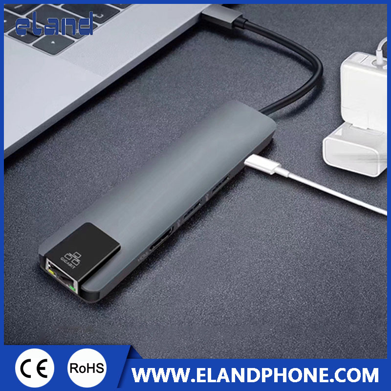 5 in 1 Type C to HD+2USB+Pd+RJ45