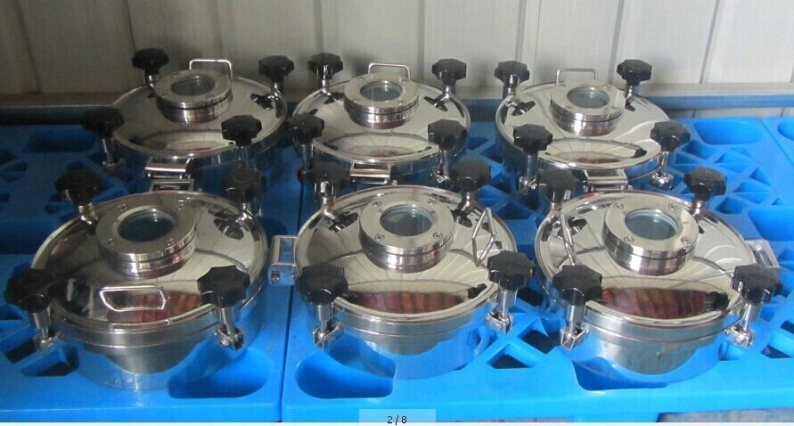 316 Stainless Steel Manhole Cover with Sight Glass