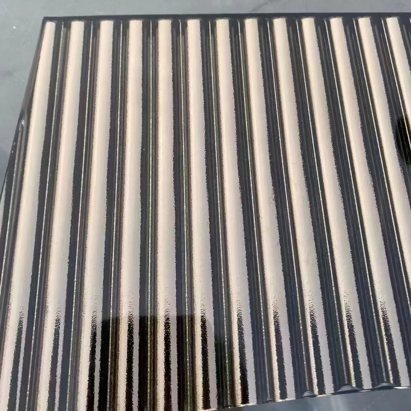 Colored Decorative /Bronze/Grey/Gold / Colour /Color Moru/Ribbed /Reed Glass