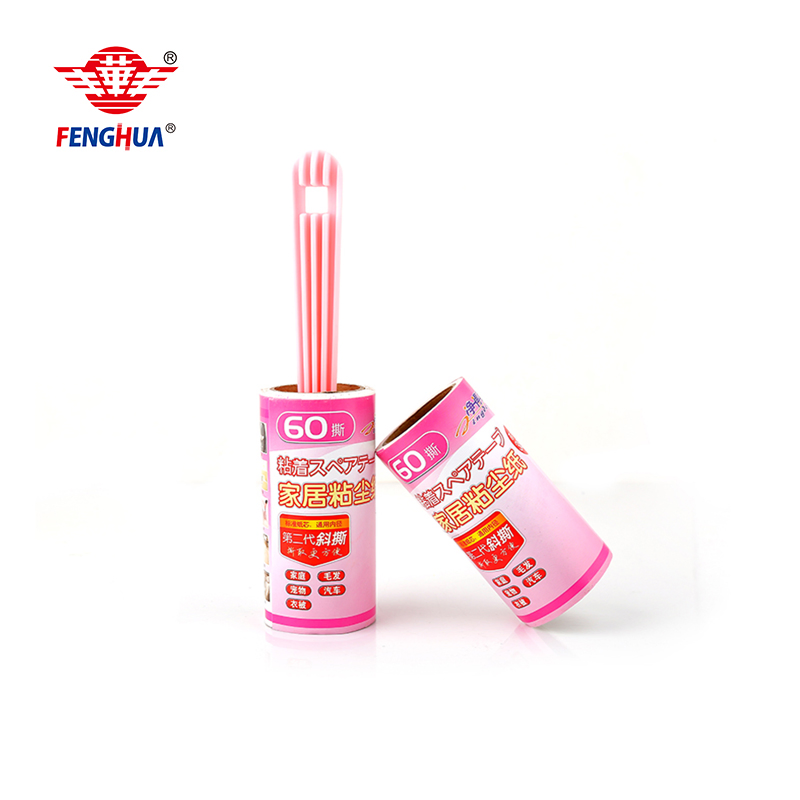 Adhesive Tape Paper Sticky Pet Hair Remover Lint Roller for Clothes Cleaning