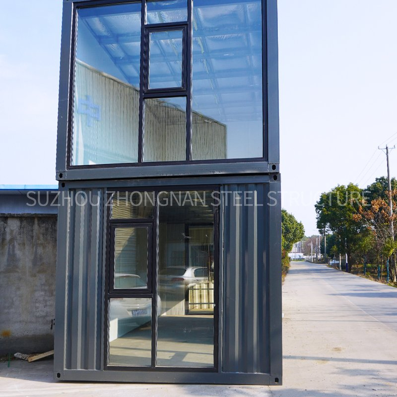 Cheap Low Cost 40FT/20FT Small 2-Story Modular Modern Portable Luxury Metal Prefabricated Storage Sea Cargo Shipping Container Folding Prefab House for Sale