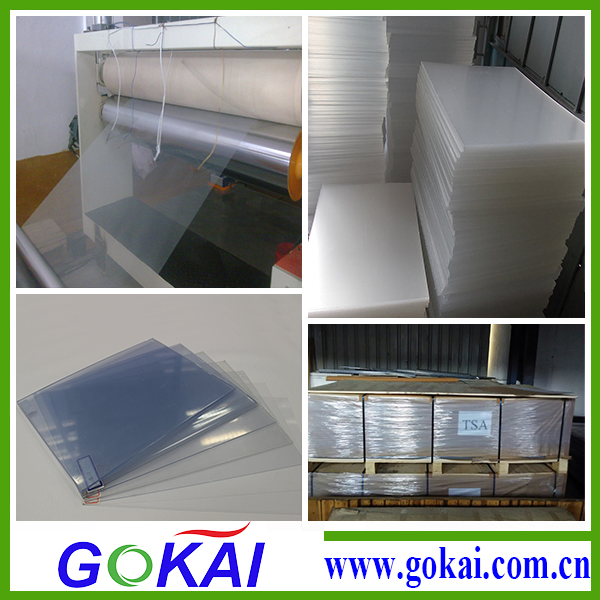 0.1mm-6mm Clear Transparent PVC Rigid Sheet for Printing/Forming/Packing/Cards
