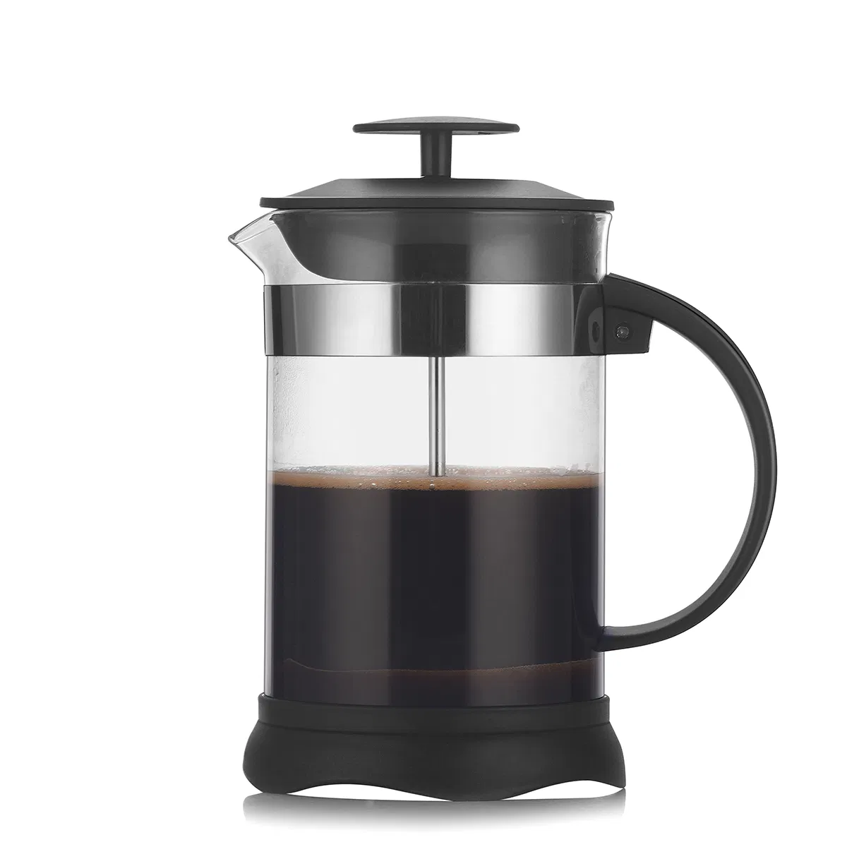 Френч-пресс для кофе из боросиликатного стекла