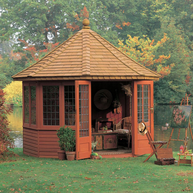 Courtyard Cedar Shed/Garden Wood Pavilion