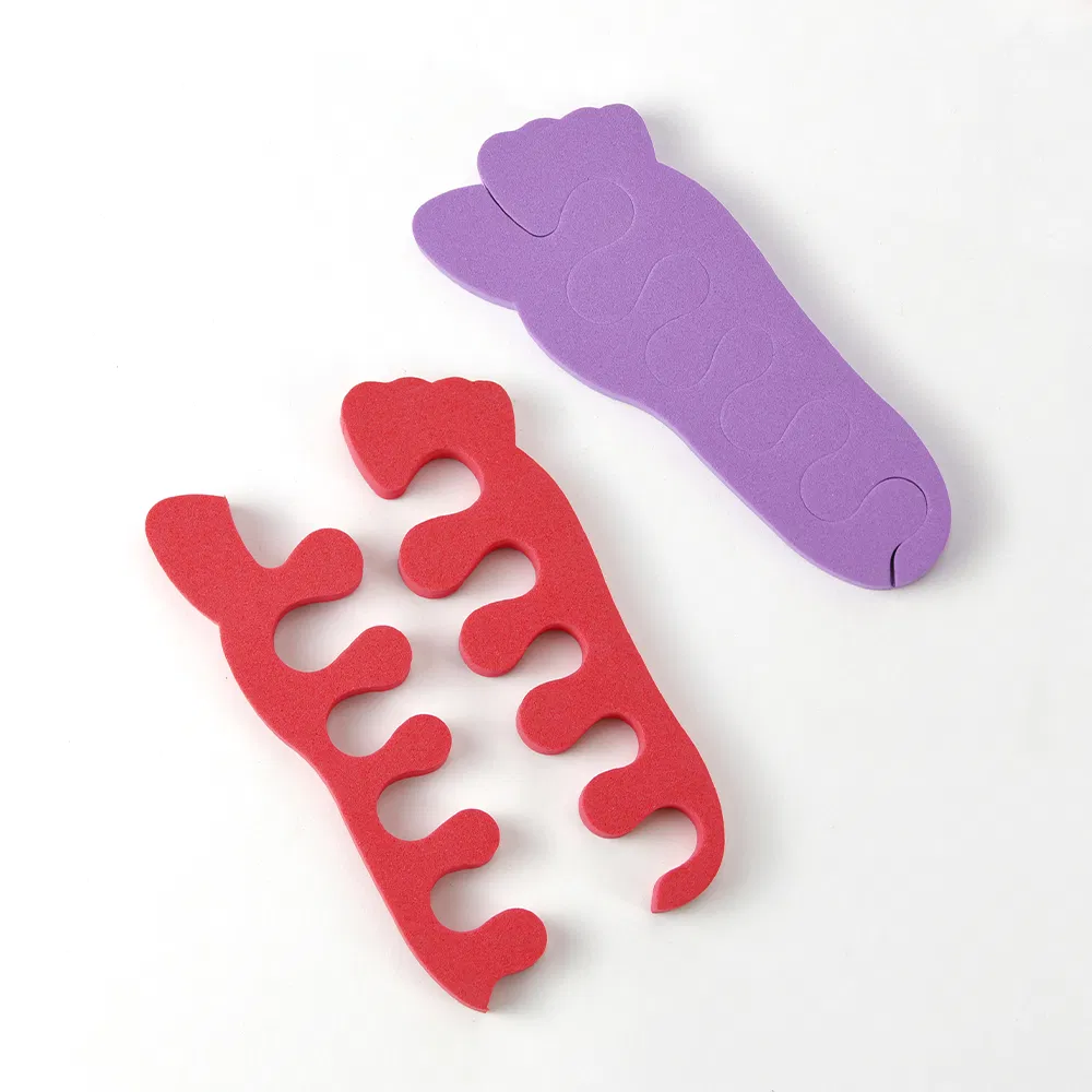 Soft Foam Bulk Salon EVA Nail Art Finger Separator Foot Care Pedicure Gel Toe Separators for Nail Polish