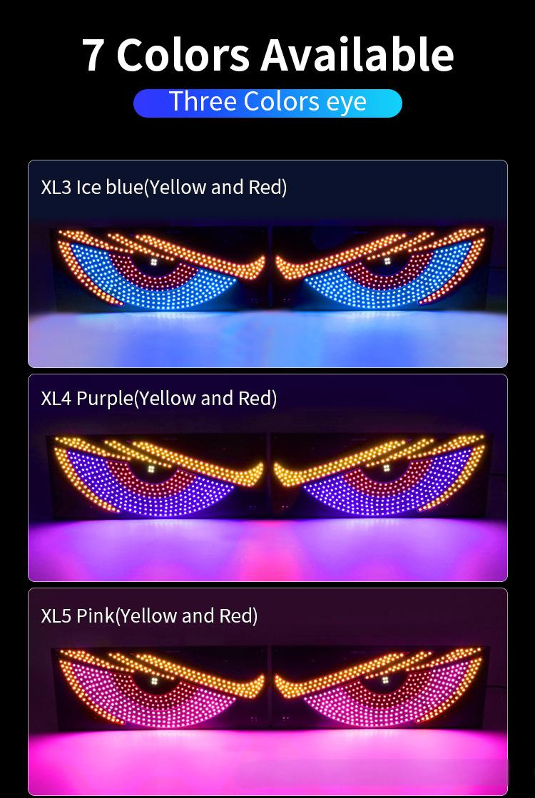 Car Rear Window LED Flexible Screen Car LED Luminous Dynamic Eyes Screen