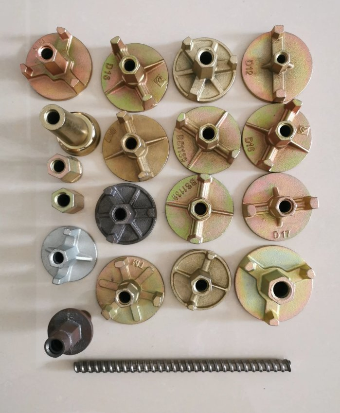 Formwork 16mm 17mm 25mm Tie Rod Building Tie Rod Nut Plate Concrete Building