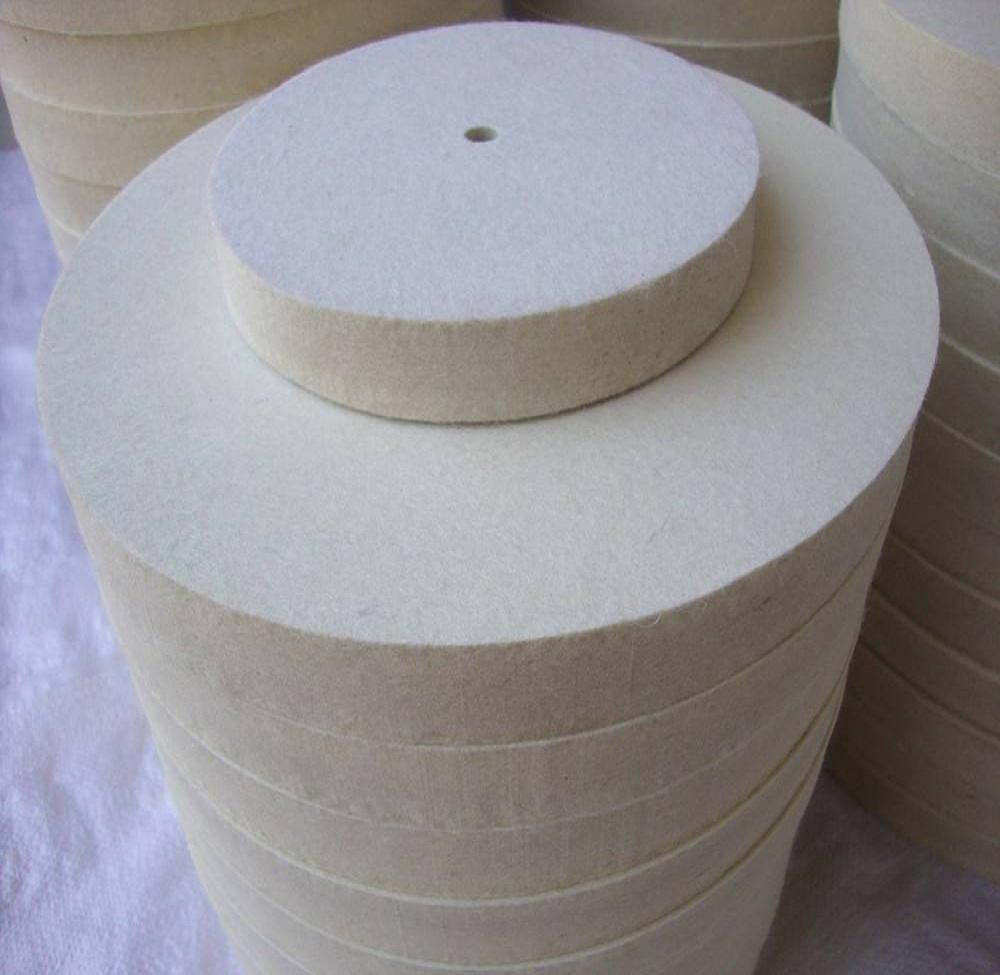 Glass Stone Marble Knife Polishing Buffing Wheels Rock Hard Felt Wheel