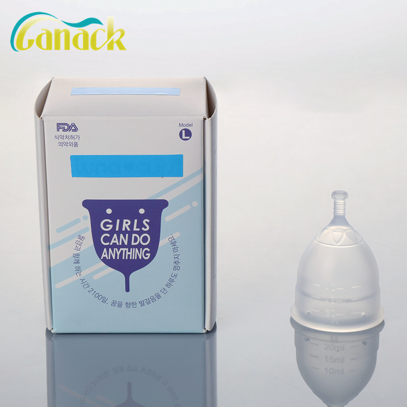 2PCS/Pack S+L Feminine Hygiene  Menstrual Cup